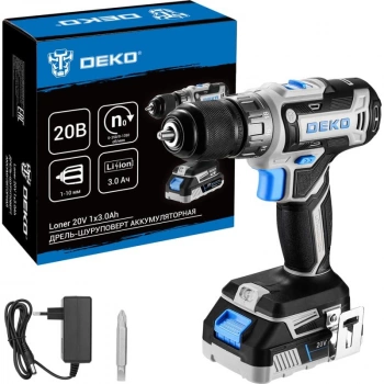 Дрель-шуруповерт Deko Loner 20V