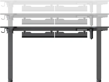 Стол игровой Cactus  CS-EDXL-GBK