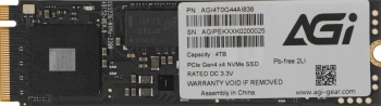 Накопитель SSD AGi PCIe 4.0 x4 4TB AGI4T0G44AI838