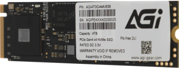 Накопитель SSD AGi PCIe 4.0 x4 4TB AGI4T0G44AI838