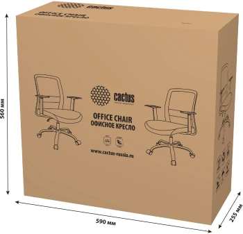 Кресло Cactus  CS-MC333-BKBL