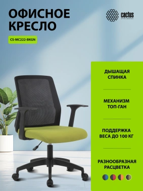 Кресло Cactus  CS-MC222-BKGN