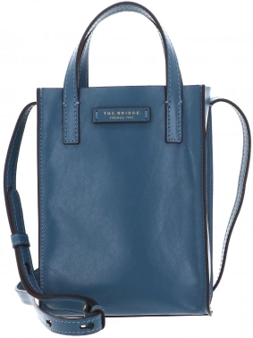 Сумка женская The Bridge Mirra 04340301/BU голубая натур.кожа