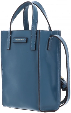 Сумка женская The Bridge Mirra 04340301/BU голубая натур.кожа