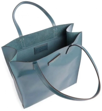 Сумка женская The Bridge Mirra 04340301/BU голубая натур.кожа