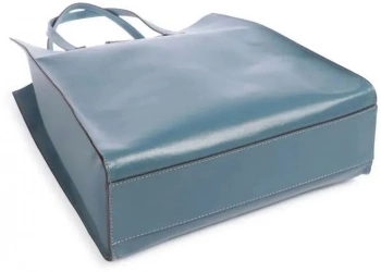 Сумка женская The Bridge Mirra 04340301/BU голубая натур.кожа