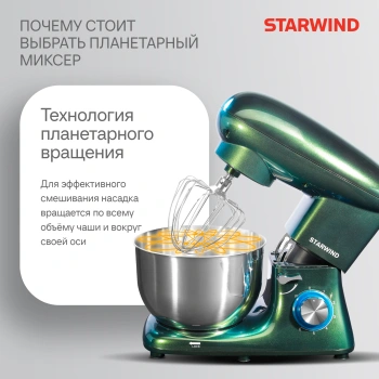 Миксер планетарный Starwind SPM7166