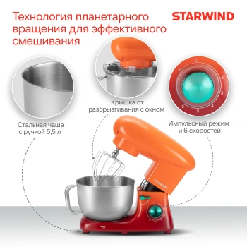 Миксер планетарный Starwind SPM7160