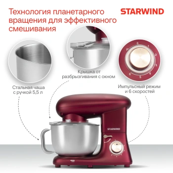 Миксер планетарный Starwind SPM7170