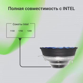 Устройство охлаждения(кулер) Digma D-CPC95-PWM2