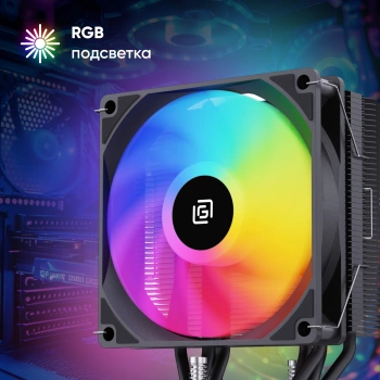 Устройство охлаждения(кулер) Оклик OG-CPC180FRGB-PWM1