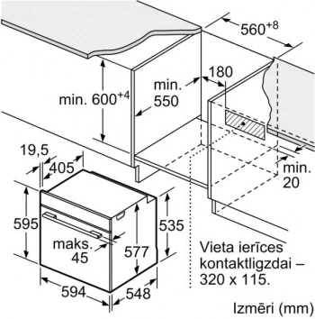 Духовой шкаф Электрический Bosch HBG7721B1