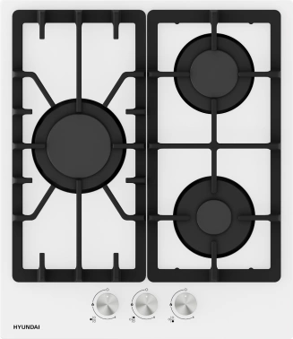 Газовая варочная поверхность Hyundai HHG 4333 WG