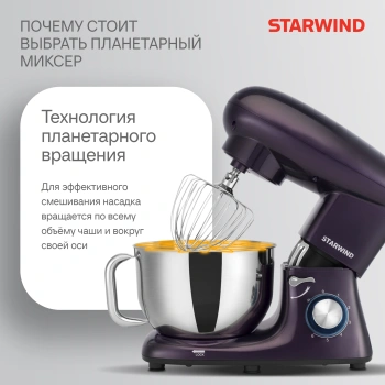 Миксер планетарный Starwind SPM7168