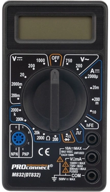 Мультиметр PROconnect  M832 DT832