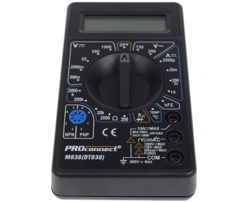 Мультиметр PROconnect  M838 DT838