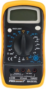 Мультиметр PROconnect  MAS830L DT850L