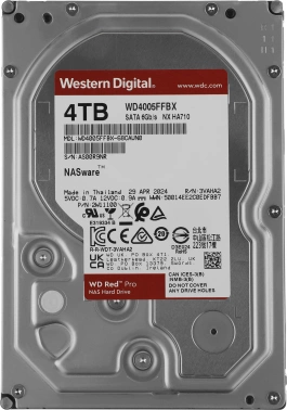 Жесткий диск WD SATA-III 4TB  WD4005FFBX