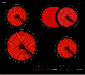 Варочная поверхность Hyundai HHE 6672 BG