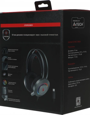 Наушники с микрофоном A4Tech Bloody G521S