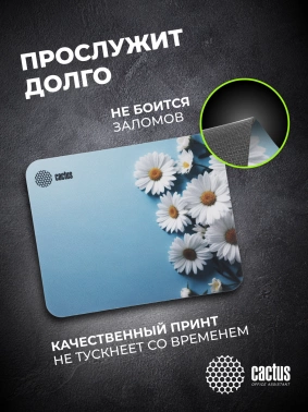 Коврик для мыши Cactus Daisies