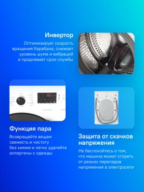Стиральная машина Beko WSPE6H612W