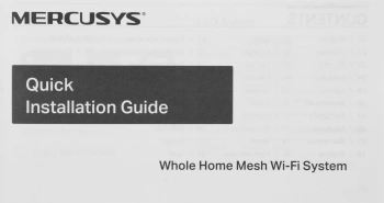 Бесшовный Mesh роутер Mercusys Halo H32G(3-pack)