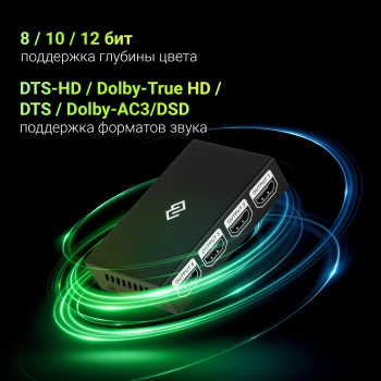 Сплиттер аудио-видео Digma DHSP-v1.4x4