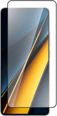 Защитное стекло для экрана BoraSCO прозрачный для Xiaomi POCO F6/ F6 Pro 2.5D антиблик. 1шт. (73390)