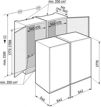 Холодильник Liebherr IXRFS 5125 (SIFNSe 5128+IRBSd 5120)