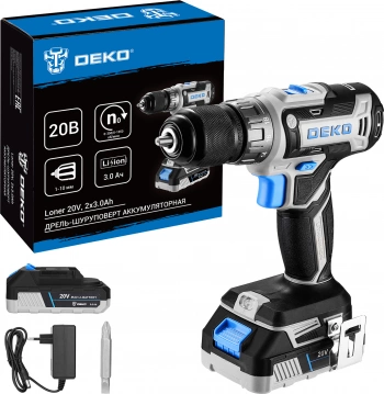 Дрель-шуруповерт Deko Loner 20 V