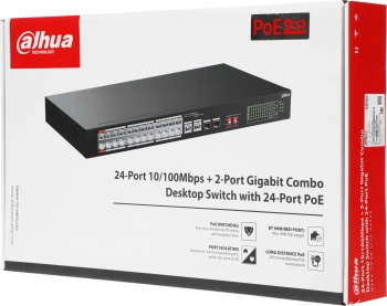 Коммутатор Dahua  DH-S3226-24ET-375