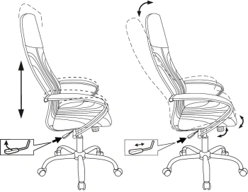 Кресло эргономичное Бюрократ  CH-610SL