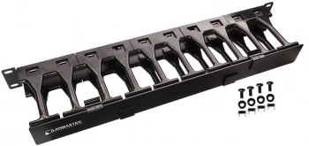 Кабельный органайзер Lanmaster LAN-ORG-PF/S-1U пальцы 1U шир.:19