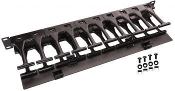 Кабельный органайзер Lanmaster LAN-ORG-PF/S-1U пальцы 1U шир.:19