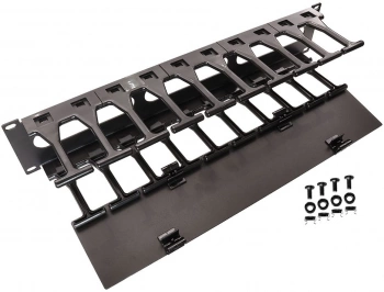 Кабельный органайзер Lanmaster LAN-ORG-PF/S-1U пальцы 1U шир.:19