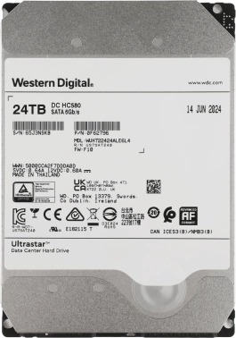 Жесткий диск WD SATA-III 24TB  WUH722424ALE6L4