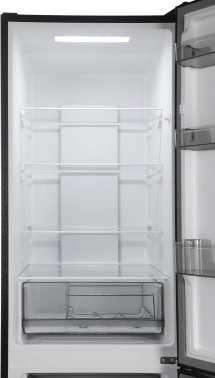 Холодильник Hyundai CC35083F черное стекло