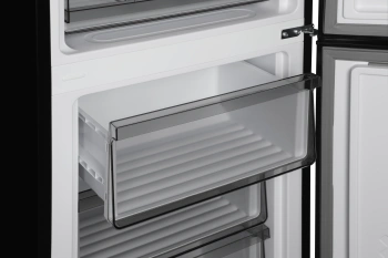 Холодильник Hyundai CC35083F черное стекло