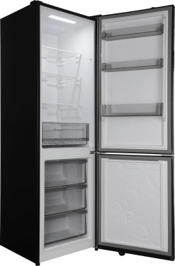 Холодильник Hyundai CC35083F черное стекло