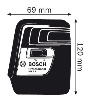 Нивелир лазерн. Bosch  GLL 3 X Professional