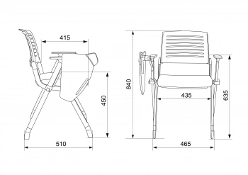 Стул Бюрократ  X-Click-PP