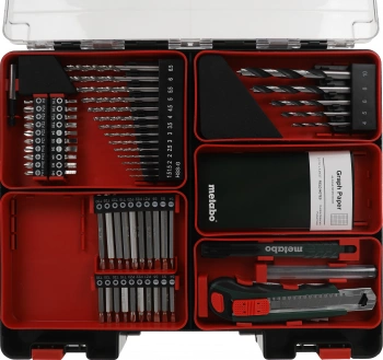 Дрель-шуруповерт Metabo Powermaxx BS Basic Set с набором оснастки