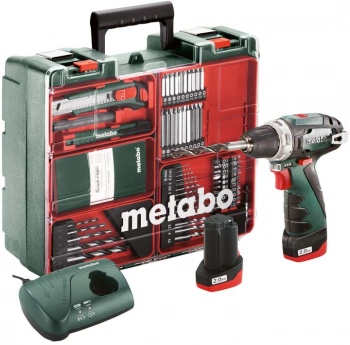 Дрель-шуруповерт Metabo Powermaxx BS Basic Set с набором оснастки