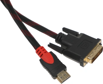 Кабель Premier HDMI (m) DVI-D (m) 1.5м (PCB582-1.5) черный