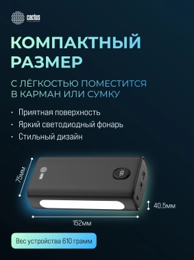 Мобильный аккумулятор Cactus  CS-PBFSJA-30000