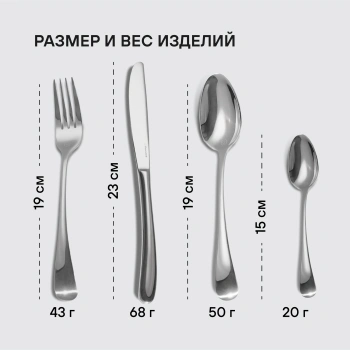 Набор столовых приборов Rondell Deya RD-488