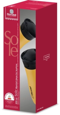 Термокружка для напитков Rondell Sole RDS-835