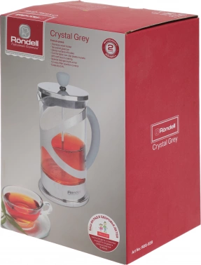 Френч-пресс Rondell Crystal Grey  RDS-839