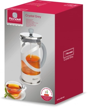 Френч-пресс Rondell Crystal Grey  RDS-840